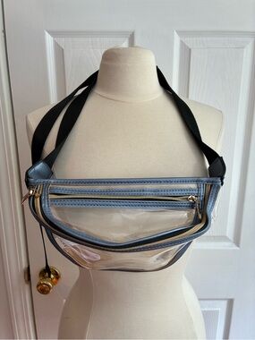 Clear Plastic Fanny Pack Crossbody Belt Bag